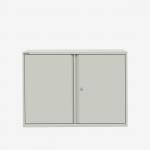 Bisley 1000mm wide Essentials Office Cupboard (1 shelf) Light Grey