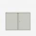 Bisley 1000mm wide Essentials Office Cupboard (1 shelf) Light Grey
