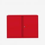 Bisley 1000mm wide Essentials Office Cupboard (1 shelf) Cardinal Red