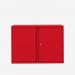 Bisley 1000mm wide Essentials Office Cupboard (1 shelf) Cardinal Red