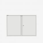 Bisley 1000mm wide Essentials Office Cupboard (1 shelf) Traffic White