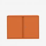 Bisley 1000mm wide Essentials Office Cupboard (1 shelf) Bisley Orange