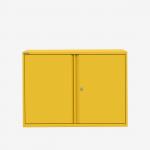 Bisley 1000mm wide Essentials Office Cupboard (1 shelf) Yellow