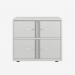 Bisley 800mm wide Essentials Lodge Traffic White