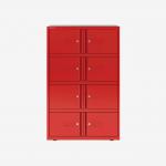 Bisley 800mm wide Essentials Lodge Cardinal Red