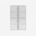 Bisley 800mm wide Essentials Lodge Traffic White