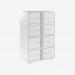 Bisley 800mm wide Essentials Lodge Traffic White