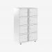 Bisley 800mm wide Essentials Lodge Traffic White