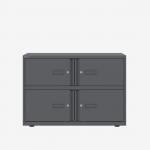 Bisley 1000mm wide Essentials Lodge Anthracite Grey