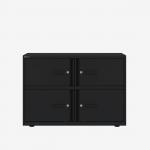Bisley 1000mm wide Essentials Lodge Black