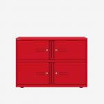 Bisley 1000mm wide Essentials Lodge Cardinal Red