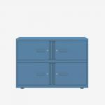 Bisley 1000mm wide Essentials Lodge Bisley Blue