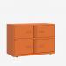 Bisley 1000mm wide Essentials Lodge Bisley Orange