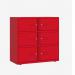 Bisley 1000mm wide Essentials Lodge Cardinal Red