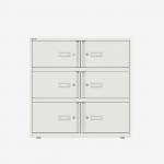 Bisley 1000mm wide Essentials Lodge Traffic White