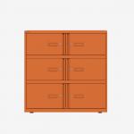 Bisley 1000mm wide Essentials Lodge Bisley Orange