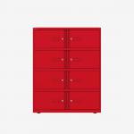 Bisley 1000mm wide Essentials Lodge Cardinal Red