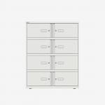 Bisley 1000mm wide Essentials Lodge Traffic White