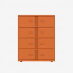 Bisley 1000mm wide Essentials Lodge Bisley Orange