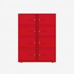 Bisley 1000mm wide Essentials Lodge Cardinal Red