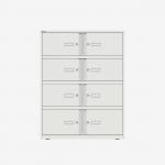 Bisley 1000mm wide Essentials Lodge Traffic White