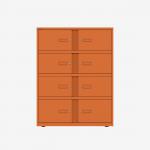 Bisley 1000mm wide Essentials Lodge Bisley Orange