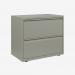 Bisley 800mm wide Essentials Side Filing Cabinet Goose Grey 2 Drawer