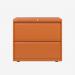 Bisley 800mm wide Essentials Side Filing Cabinet Bisley Orange 2 Drawer