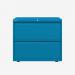 Bisley 800mm wide Essentials Side Filing Cabinet Azure 2 Drawer