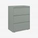 Bisley 800mm wide Essentials Side Filing Cabinet Bisley Silver 3 Drawer