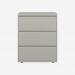 Bisley 800mm wide Essentials Side Filing Cabinet Light Grey 3 Drawer