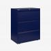 Bisley 800mm wide Essentials Side Filing Cabinet Oxford Blue 3 Drawer