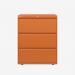 Bisley 800mm wide Essentials Side Filing Cabinet Bisley Orange 3 Drawer
