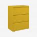 Bisley 800mm wide Essentials Side Filing Cabinet Yellow 3 Drawer