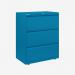 Bisley 800mm wide Essentials Side Filing Cabinet Azure 3 Drawer