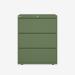 Bisley 800mm wide Essentials Side Filing Cabinet Olive Green 3 Drawer