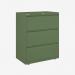 Bisley 800mm wide Essentials Side Filing Cabinet Olive Green 3 Drawer