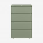 Bisley 800mm wide Essentials Side Filing Cabinet Regent 4 Drawer