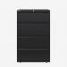 Bisley 800mm wide Essentials Side Filing Cabinet Black 4 Drawer