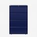 Bisley 800mm wide Essentials Side Filing Cabinet Oxford Blue 4 Drawer