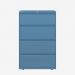 Bisley 800mm wide Essentials Side Filing Cabinet Bisley Blue 4 Drawer