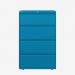 Bisley 800mm wide Essentials Side Filing Cabinet Azure 4 Drawer