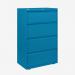 Bisley 800mm wide Essentials Side Filing Cabinet Azure 4 Drawer