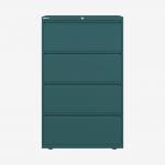 Bisley 800mm wide Essentials Side Filing Cabinet Doulton 4 Drawer