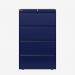 Bisley 800mm wide Essentials Side Filing Cabinet Oxford Blue 4 Drawer
