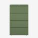 Bisley 800mm wide Essentials Side Filing Cabinet Olive Green 4 Drawer
