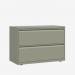 Bisley 1000mm wide Essentials Side Filing Cabinet Goose Grey 2 Drawer
