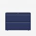 Bisley 1000mm wide Essentials Side Filing Cabinet Oxford Blue 2 Drawer