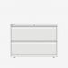Bisley 1000mm wide Essentials Side Filing Cabinet Traffic White 2 Drawer