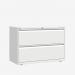 Bisley 1000mm wide Essentials Side Filing Cabinet Traffic White 2 Drawer